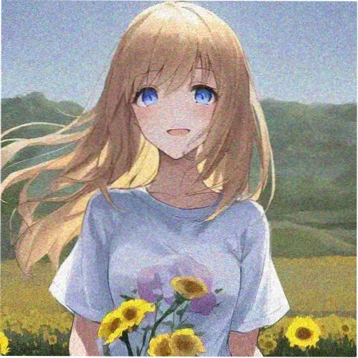 观众胶片噪点头像